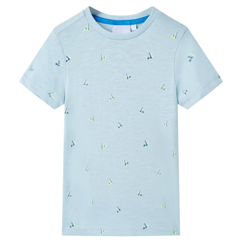 VidaXL Chemise enfant 140 bleu clair