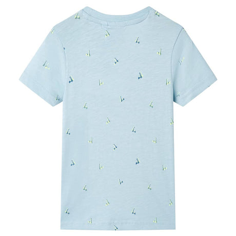 VidaXL Chemise enfant 140 bleu clair