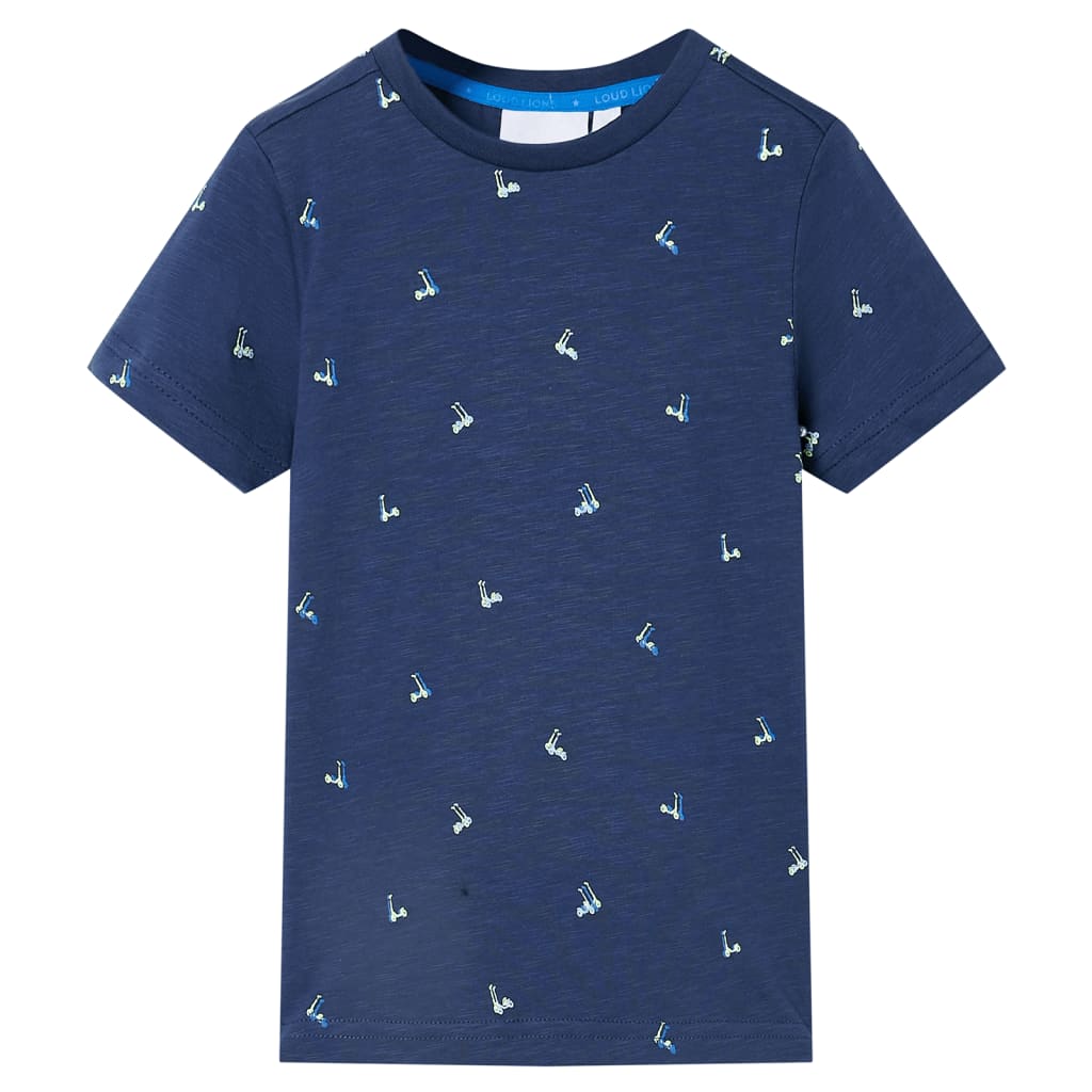 VidaXL Chemise enfant 104 bleu foncé