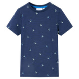 VidaXL Chemise enfant 104 bleu foncé