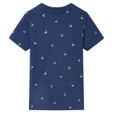 VidaXL Chemise enfant 116 bleu foncé