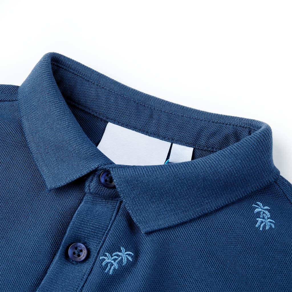 VidaXL Polo enfant 92 bleu foncé