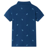 VidaXL Polo enfant 104 bleu foncé