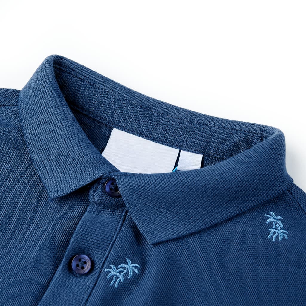 VidaXL Polo enfant 116 bleu foncé