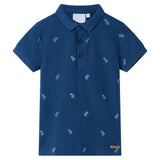 VidaXL Polo enfant 140 bleu foncé