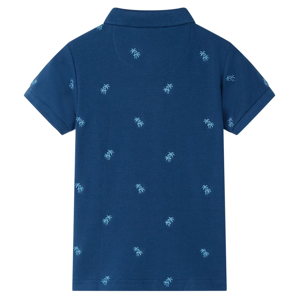 VidaXL Polo enfant 140 bleu foncé