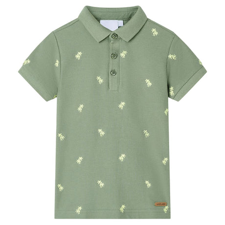 VidaXL Polo enfant 128 kaki