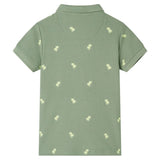 VidaXL Polo enfant 128 kaki