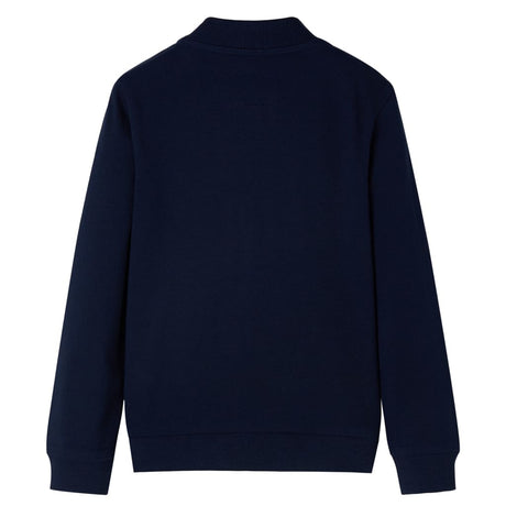 VidaXL Cardigan enfant avec fermeture éclair 92 bleu marine