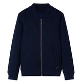 VidaXL Gilet enfant avec fermeture éclair 104 bleu marine
