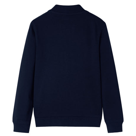 VidaXL Gilet enfant avec fermeture éclair 104 bleu marine
