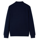 VidaXL Cardigan enfant avec fermeture éclair 140 bleu marine