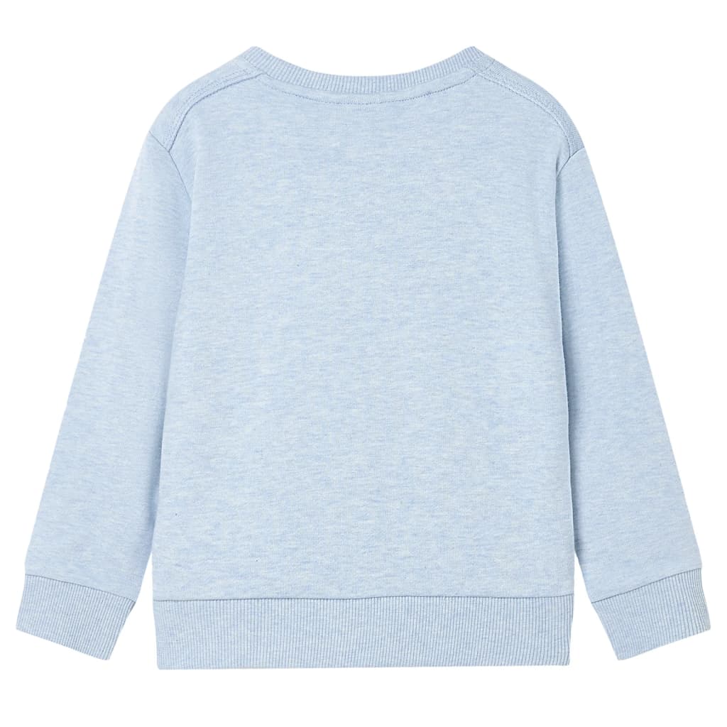 VidaXL Pull enfant 92 bleu doux mélangé