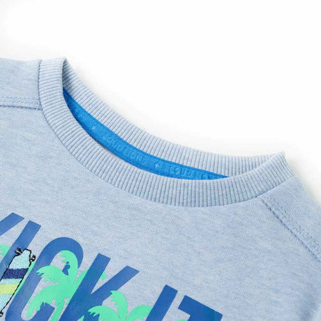 VidaXL Pull enfant 104 bleu doux mélangé