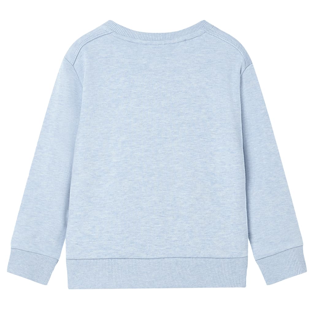 VidaXL Pull enfant 140 bleu doux mélangé