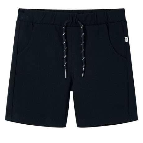 VidaXL Short enfant avec cordon de serrage 128 bleu marine