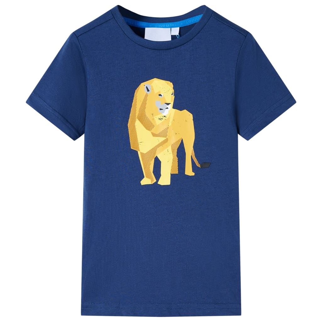 VidaXL Chemise enfant 92 bleu foncé