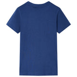 VidaXL Chemise enfant 116 bleu foncé