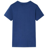VidaXL Chemise enfant 128 bleu foncé