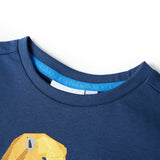 VidaXL Chemise enfant 140 bleu foncé