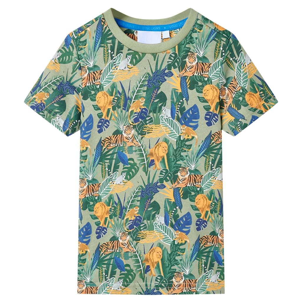 VidaXL Chemise enfant à manches courtes 116 multicolore