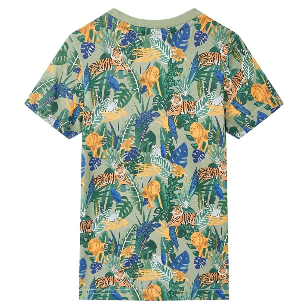VidaXL Chemise enfant à manches courtes 128 multicolore