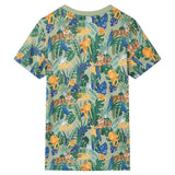 VidaXL Chemise enfant à manches courtes 128 multicolore