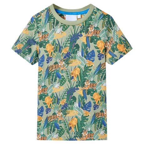 VidaXL Chemise enfant à manches courtes 140 multicolore