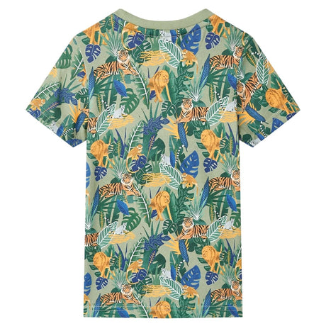 VidaXL Chemise enfant à manches courtes 140 multicolore