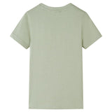 VidaXL Chemise enfant à manches courtes 104 kaki clair
