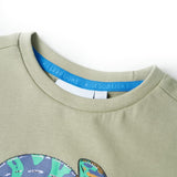 VidaXL Chemise enfant à manches courtes 116 kaki clair
