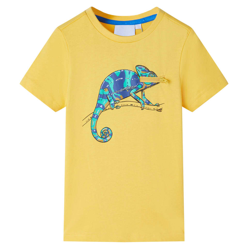 VidaXL Chemise enfant à manches courtes 92 ocre clair