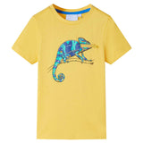VidaXL Chemise enfant à manches courtes 92 ocre clair