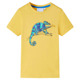 VidaXL Chemise enfant à manches courtes 104 ocre clair