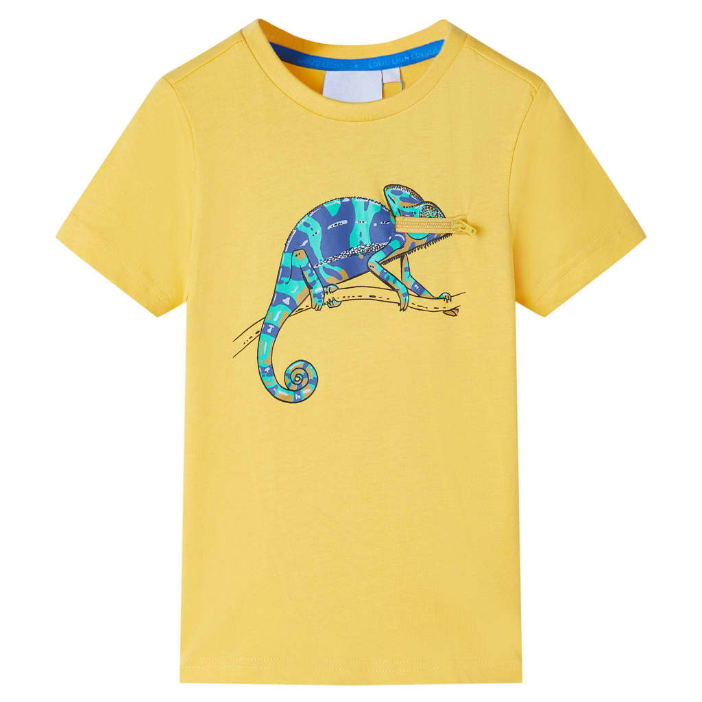 VidaXL Chemise enfant à manches courtes 116 ocre clair