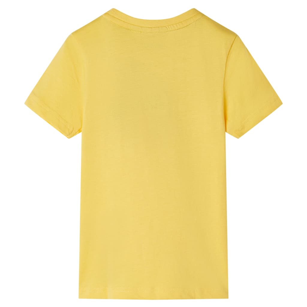 VidaXL Chemise enfant à manches courtes 140 ocre clair