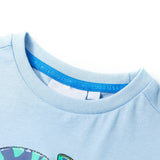 VidaXL Chemise enfant à manches courtes 92 bleu clair