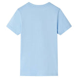 VidaXL chemise enfant à manches courtes 140 bleu clair
