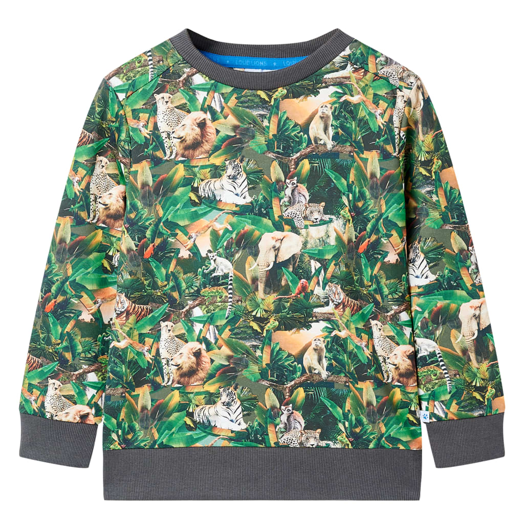 VidaXL Pull enfant 92 vieux pétrole