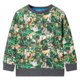 VidaXL Pull enfant 92 vieux pétrole