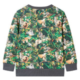 VidaXL Pull enfant 92 vieux pétrole
