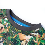 VidaXL Pull enfant 128 vieux pétrole