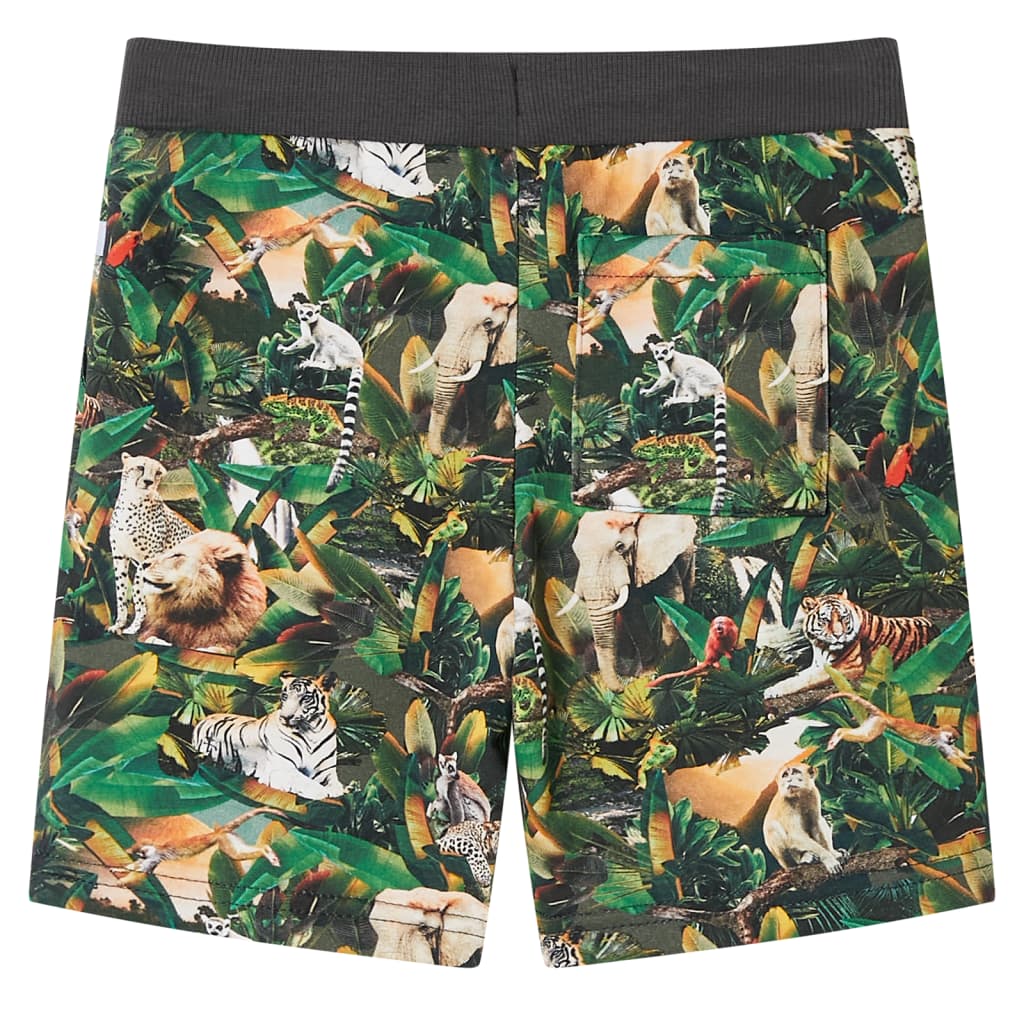 VidaXL Short enfant avec cordon de serrage 104 vieux pétrole