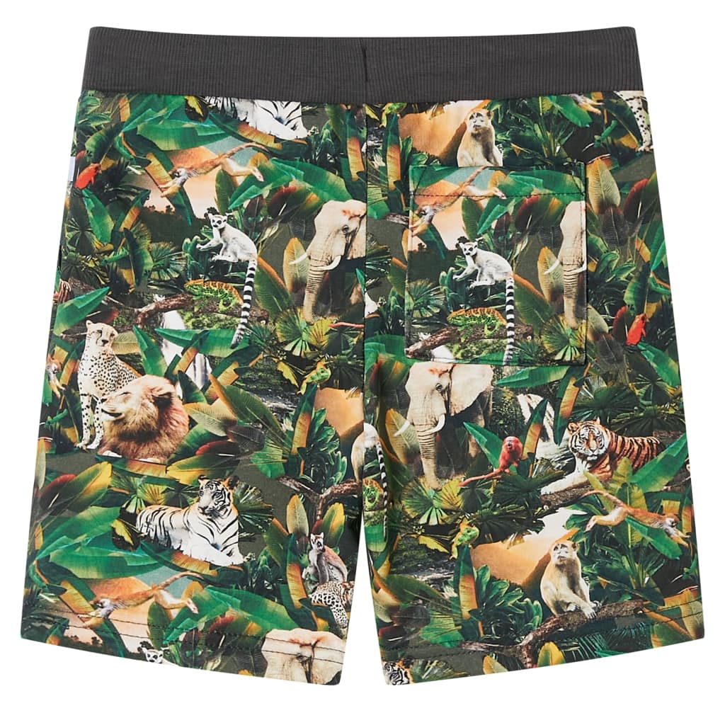 VidaXL Short enfant avec cordon de serrage 116 oudpetrol