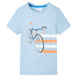 VidaXL Chemise enfant 92 bleu doux mélangé