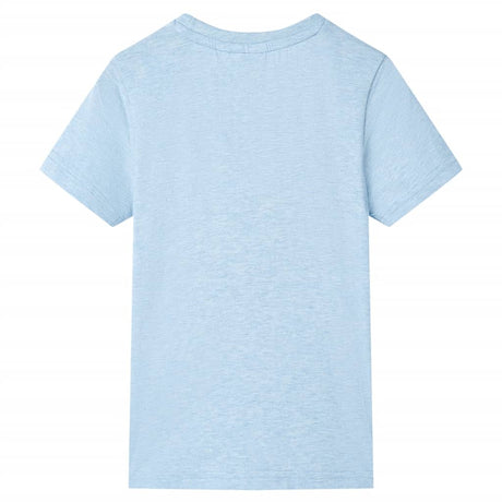 VidaXL Chemise enfant 104 bleu doux mélangé