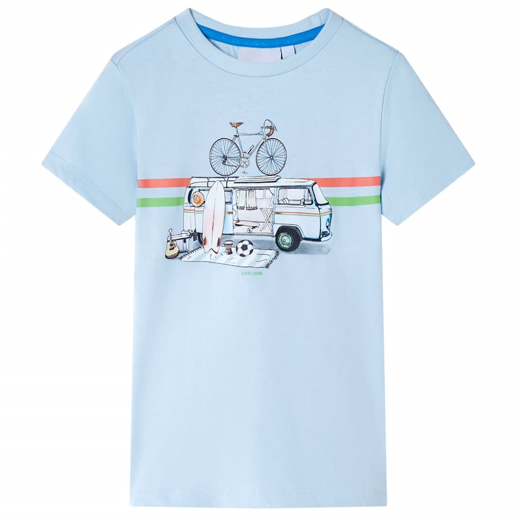 VidaXL Chemise enfant 116 bleu clair