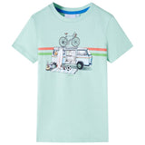 VidaXL Chemise enfant 92 menthe clair