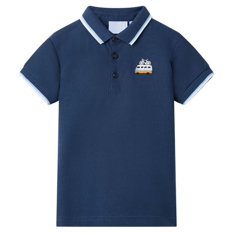 VidaXL Polo enfant 92 bleu foncé