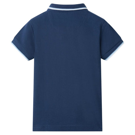 VidaXL Polo enfant 92 bleu foncé